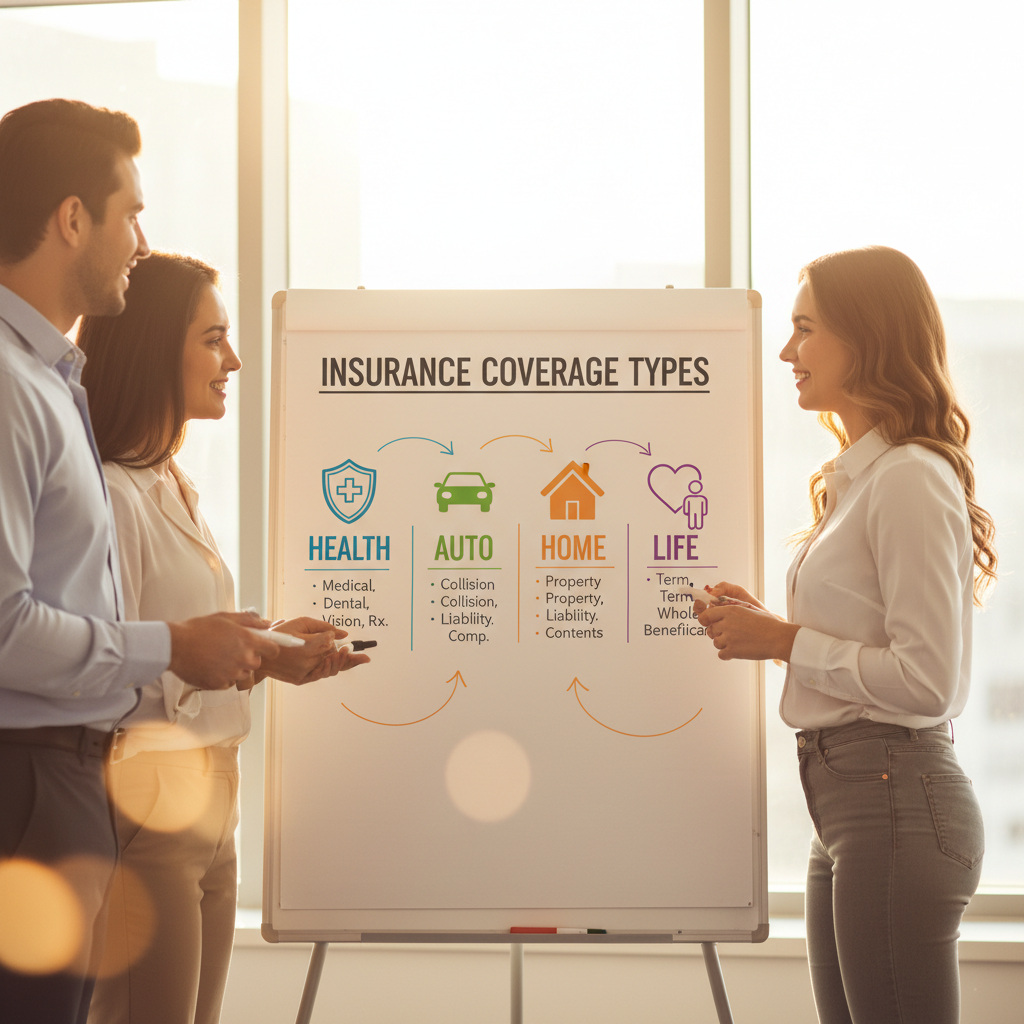 Comparison diagram showing general liability protecting the business versus accident insurance protecting the participant